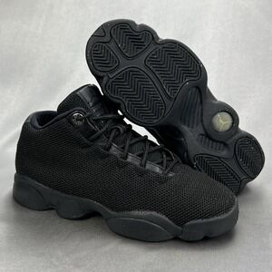 Nike Air Jordan Horizon Low Black Basketball Shoes 845099-010 Youth 5Y Retro Y2K